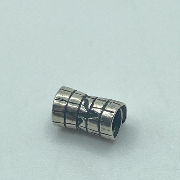 Trollbeads heartBeat bead 925 LAA sterling silver bead charm approx 10mm length - Picture 2 of 11